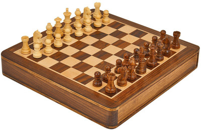 

Triple S Handicrafts 10 inch drawer collectible chess Board Game