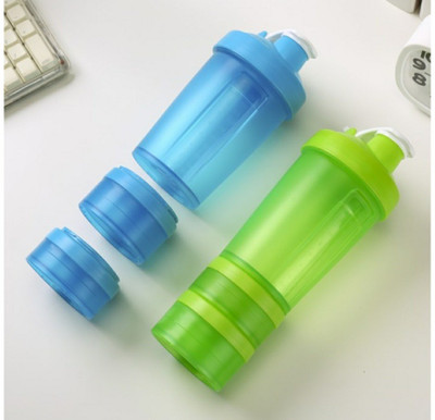 

privfit ninja 650 ml Shaker(Pack of 4, Black), Black;blue;green;red