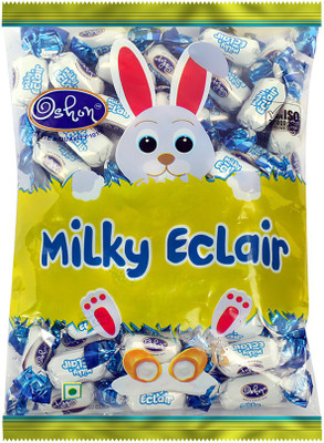 

Oshon Milky Eclair, 77 Pieces Pouch Vanilla Cream Toffee