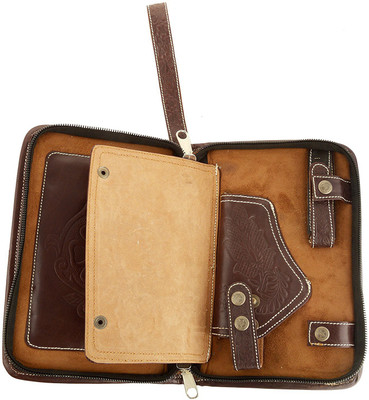 

Purwanchal Unisex Pistol/Revolver Printed File Cover, 26.5 cm L x 17.5 cm W, Dark Brown Key Chain
