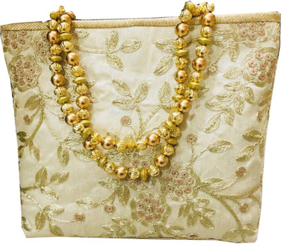 

craftbazaar Party Gold Clutch