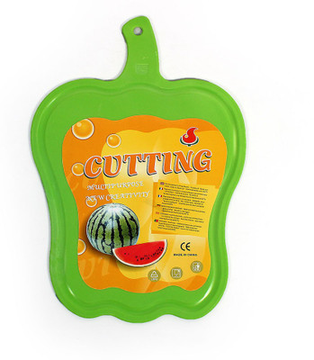 

Little Kitchen New Plastic Chopping Board For Vegetable Cutting Plastic Cutting Board(Green Pack of 1)