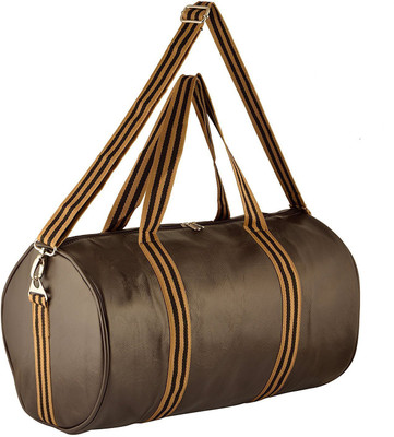 

Apex Leather Brown Unisex Travel Duffle Cabin Bag with Inner Pocket Travel Duffel Bag(Brown)