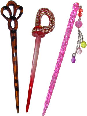 

CraftEra combo of juda sticks Bun Stick(Multicolor)