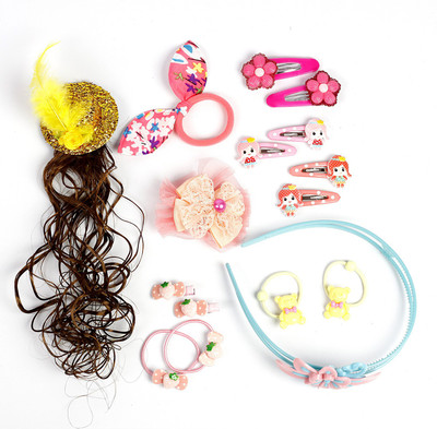 

sringhar Hair accessories pack of 16 pcs Hair Accessory Set, Tic Tac Clip, Hair Band, Rubber Band, Hair Clip(Multicolor)