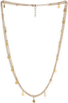 

FAYON Chic Stylish Golden Droplets and Double Layer Chain Hair Chain(Gold)