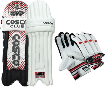 

Cosco Club Batting Legguards ( Men ) & Batting Gloves ( Men ) Cricket Kit