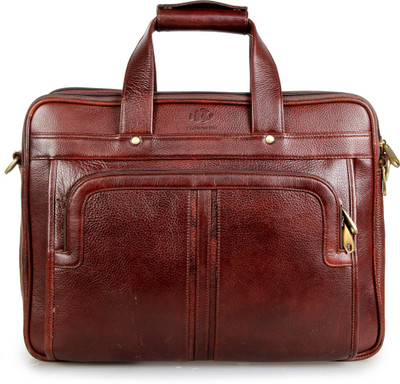 

The Clownfish 15.6 inch Expandable Laptop Messenger Bag(Brown)