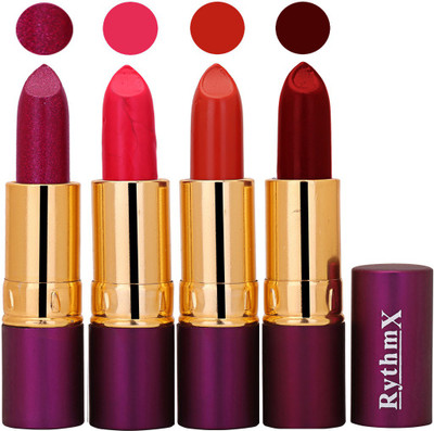 

Rythmx Shimmer Mazanta,Neon Nude Brown,Maroon Long Lasting Lisptick Set(Shimmer Mazanta,Neon Nude Brown,Maroon)