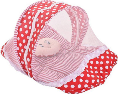 

Toyland Cotton Infants TL-031-RedDot Mosquito Net(Multicolor)