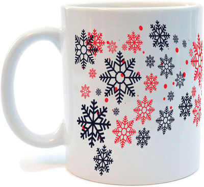 

Juvixbuy Merry Christmas Printed Coffee Ceramic Mug(325 ml), Multicolor