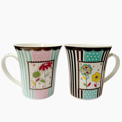 

Indeavour IND6436 Ceramic Mug(150 ml, Pack of 2), Multicolor