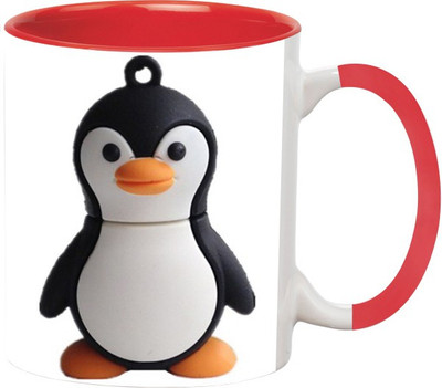 Ashvah Penguin Ceramic Mug(350 ml) available at flipkart for Rs.320
