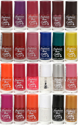 

Fashion Bar Gel Style Nail polish Jumbo Combo Pack 1020 Multicolor(Pack of 24)