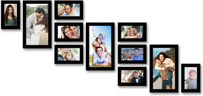 

Swadesi Stuff MDF Photo Frame(Black, 11 Photos)