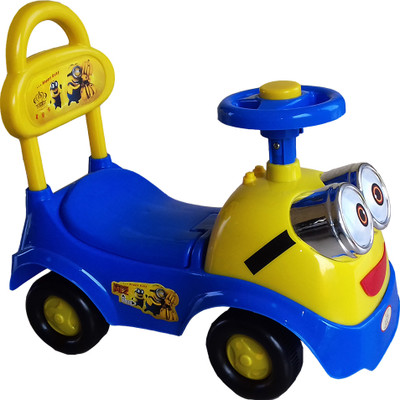 

kidoz kingdom MINIONS MINI RIDE ON WITH SOUND AND LIGHTS(Blue, Yellow)