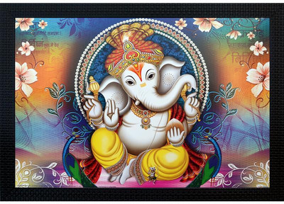 63 Off On Saf Ganesh Ji Acrylic Painting 14 Inch X 18 Inch On