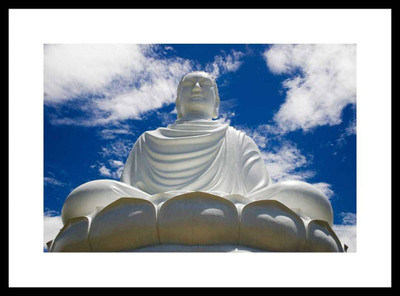 

Aabhaas Buddha Wall Poster Fine Art Print(12 inch X 18 inch, Rolled)