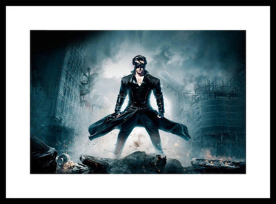 

Aabhaas Hrithik Roshan Wall Poster Fine Art Print(12 inch X 18 inch, Rolled)