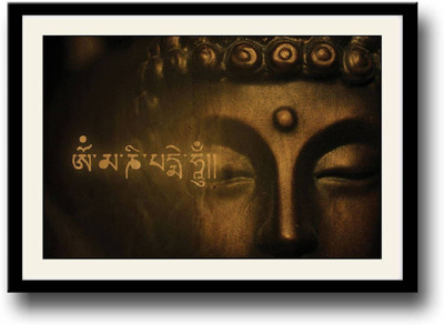 

Aabhaas Buddha Wall Poster Fine Art Print(12 inch X 18 inch, Rolled)