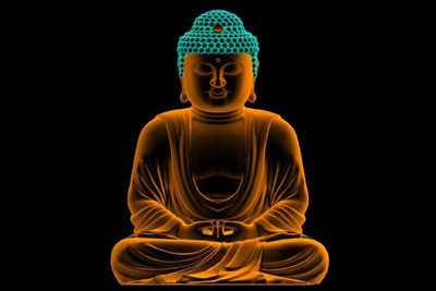 

Aabhaas Buddha Wall Poster Fine Art Print(12 inch X 18 inch, Rolled)