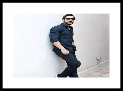 

Aabhaas John Abraham Wall Poster Fine Art Print(12 inch X 18 inch, Rolled)