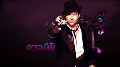 

Aabhaas Hrithik Roshan Wall Poster Fine Art Print(12 inch X 18 inch, Rolled)