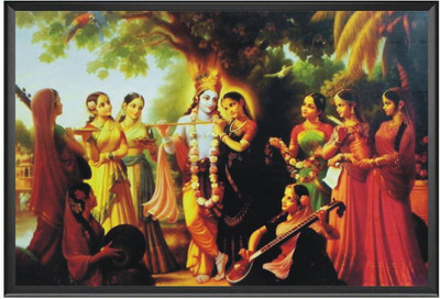 

Aabhaas Krishna Wall Poster Fine Art Print(12 inch X 18 inch, Rolled)