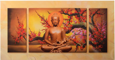 

Aabhaas Buddha Wall Poster Fine Art Print(12 inch X 18 inch, Rolled)