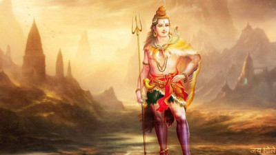 

Aabhaas Shiva Wall Poster Fine Art Print(12 inch X 18 inch, Rolled)