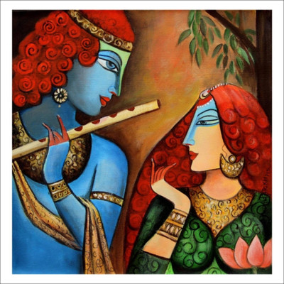 

Aabhaas Krishna Wall Poster Fine Art Print(12 inch X 18 inch, Rolled)