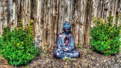 Aabhaas Buddha Wall Poster Fine Art Print(12 inch X 18 inch, Rolled)
