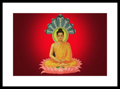 

Aabhaas Buddha Wall Poster Fine Art Print(12 inch X 18 inch, Rolled)