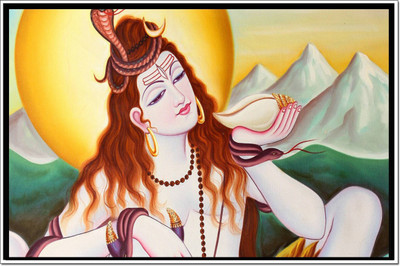 

Aabhaas Shiva Wall Poster Fine Art Print(12 inch X 18 inch, Rolled)