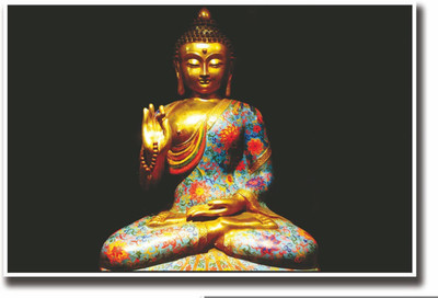 

Aabhaas Buddha Wall Poster Fine Art Print(12 inch X 18 inch, Rolled)