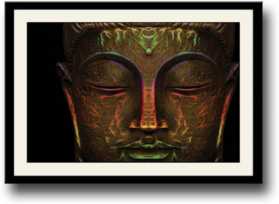 

Aabhaas Buddha Wall Poster Fine Art Print(12 inch X 18 inch, Rolled)