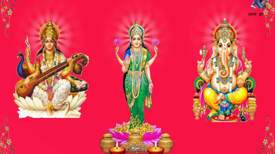 

Aabhaas Mata Lakshmi Wall Poster Fine Art Print(12 inch X 18 inch, Rolled)