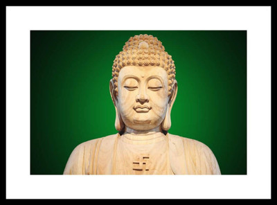 

Aabhaas Buddha Wall Poster Fine Art Print(12 inch X 18 inch, Rolled)
