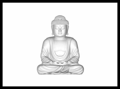 

Aabhaas Buddha Wall Poster Fine Art Print(12 inch X 18 inch, Rolled)