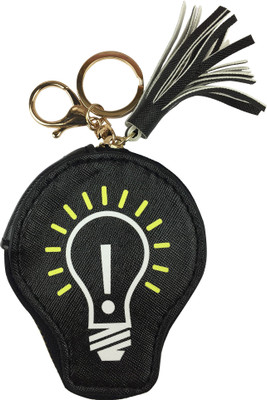 

Bag of Small Things Coin Bag Purse Wallet Cartoon Animated Bulb Black Coin Purse(Black)