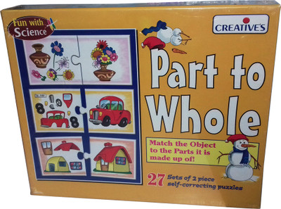 

kidoz kingdom CREATIVES PART TO WHOLE - PUZZLE(54 Pieces)