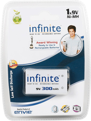 

Envie 9V Infinite Ready to Use Rechargeable Ni-MH Battery
