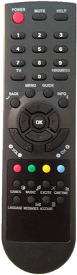 

LipiWorld Setup Box Compatible For DEN Remote Controller(Black)