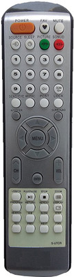 LipiWorld S-UTCR LCD LED TV Compatible For Sansui LCD LED TV Remote Controller(Black)