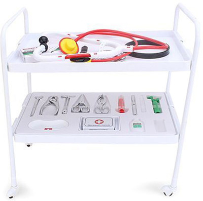 

HALO NATION Trolley Doctor Set , Medical playset Cart with stathoscope and 17 medical Instruments