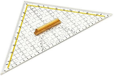 

Isomars Professional Set Square Ruler(Set of 1, Clear)