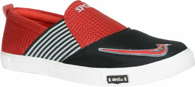 

Glamour GMR_LS053 Sneakers For Men(Black, Red