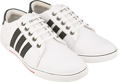 

Aarnato 5023-White Sneakers For Men(White, Black