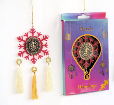 

BlezzU BlezzU Hanglings Decorative Showpiece - 15 cm(Plastic, Red)