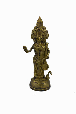 

NAKSHASUTRA Decorative Showpiece - 13 cm(Alloy, Gold)